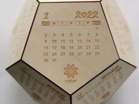 個性12面體日歷定制