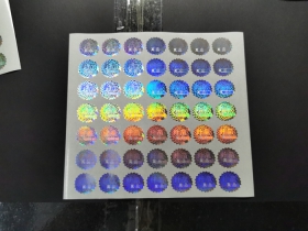 防偽標簽激光加工